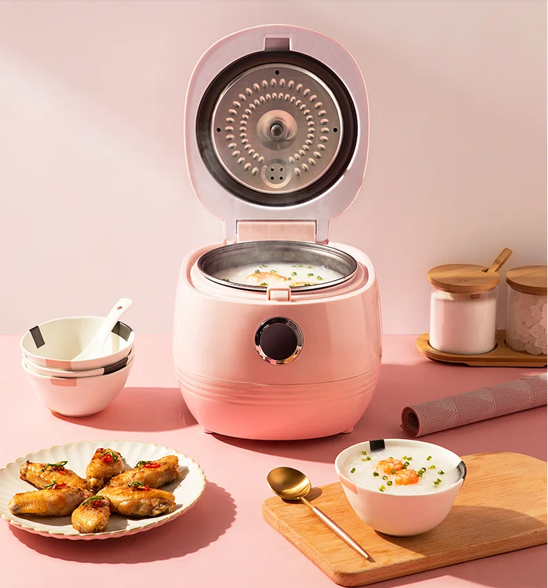 One-Key Cooking and Automatic Heat Preservation, Rice Cooker-Steamer Size : 2L 2-6L for 1-8 People Household Non-Stick Rice Cooker