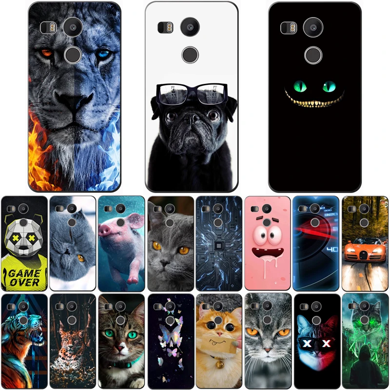 Funda de silicona TPU para LG NEXUS 5X, carcasa de TPU de lobo para LG Nexus 5X, lg nexus 5 x Cat, de Animal|Fundas antigolpes para teléfono| - AliExpress
