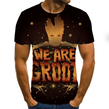 

Tshirt Summer Hipster Short Sleeve Rock 3D Printed T shirt O-neck Streetwear Fashion 3d Funny T shirts