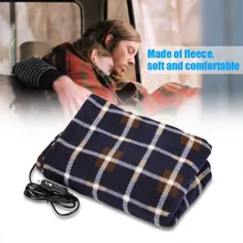 12 В Флисовое одеяло для путешествий, новое утепленное одеяло, флисовое Сетчатое теплое одеяло, осеннее и зимнее одеяло для электромобиля