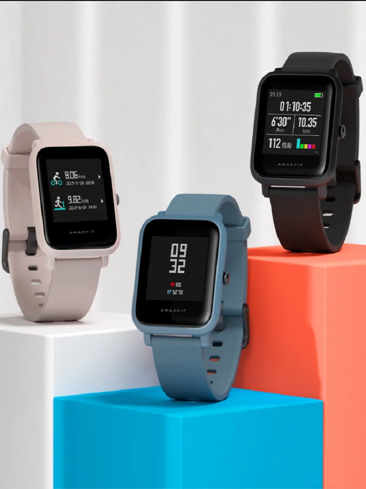 Xiaomi Huami Amazfit Bip Lite спортивные Смарт-часы с Bluetooth gps Спорт Heart Rate Monitor IP68 Водонепроницаемый вызова