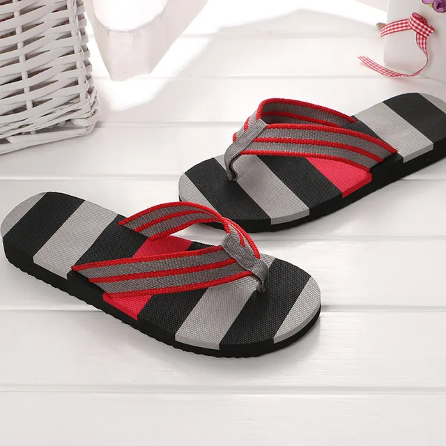 Zapatillas de verano para hombre, sandalias de colores mezclados, chanclas para interiores o exteriores