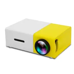 YG300 светодиодный мини-проектор с высоким разрешением ультра портативный HD 1080P HDMI USB проектор медиаплеер проектор для домашнего кинотеатра