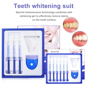 

Top Quality Teeth Whitening Kit Bleaching System Bright White Smiles Teeth Whitening Gel Kit With Special Luminescence Technolog