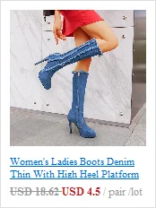 Женские сапоги выше колена обувь на платформе с перекрестной шнуровкой высокие сапоги выше колена женские высокие сапоги на плоской подошве, Прямая поставка