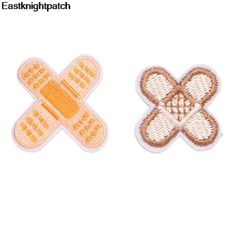 

12pcs/Lot E1433 Kawaii Band-Aid Embroidery Patch Iron On Clothes DIY Badges Stickers Appliques