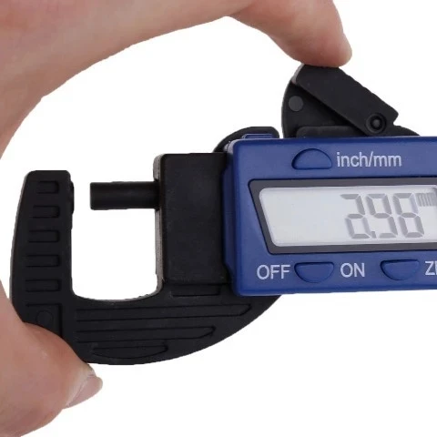 LCD Digital Thickness Gauge Caliper Meter Tester Width Measuring Tool 0-12mm GDT 