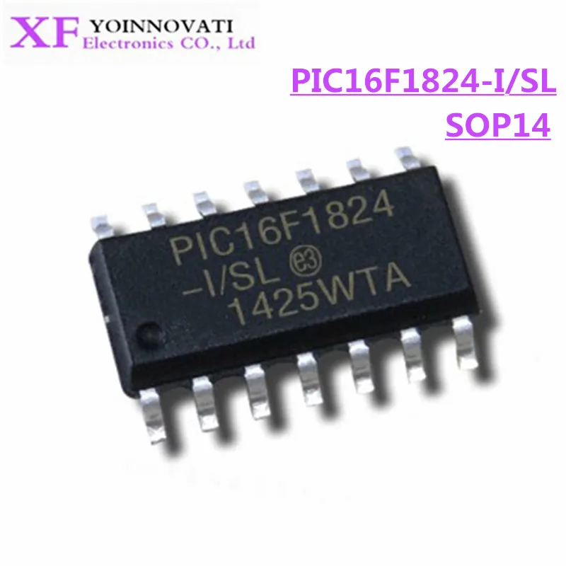 20 шт./лот PIC16F1824-I/SL PIC16F1824 MCU 8BIT 7KB FLASH 14soic лучшее качество. | Электронные компоненты и