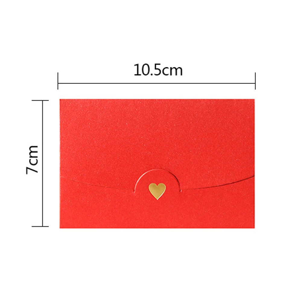 20 шт DIY офисные бизнес любящее сердце ремесло Мини бумажные свадебные конверты классические многофункциональные заметки подарочные карты карман