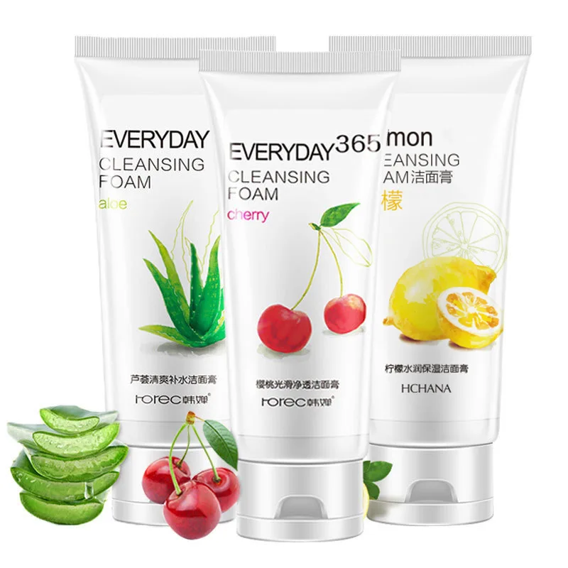 wash face exfoliate moisturize