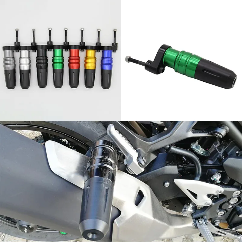 

Motorcycle Exhaust Sliders Crash Protector For Kawasaki Ninja400Ninja 400 Z400 Z 400 2018 2019 Frame Slider Anti Crash Caps