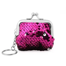 Новая мода Русалка с пайетками, с отделением для монет, кошелек для девочек блестящий кошелек Для женщин сумки из натуральной кожи вечерние молния клатч наушники посылка
