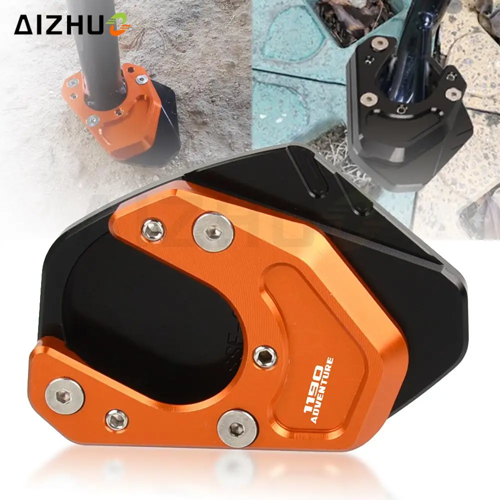 

1190 Adv мотоцикл ножка боковая подставка удлинитель CNC алюминиевая подставка увеличивающая пластина для 1190 Приключения 1190 Приключения 2013