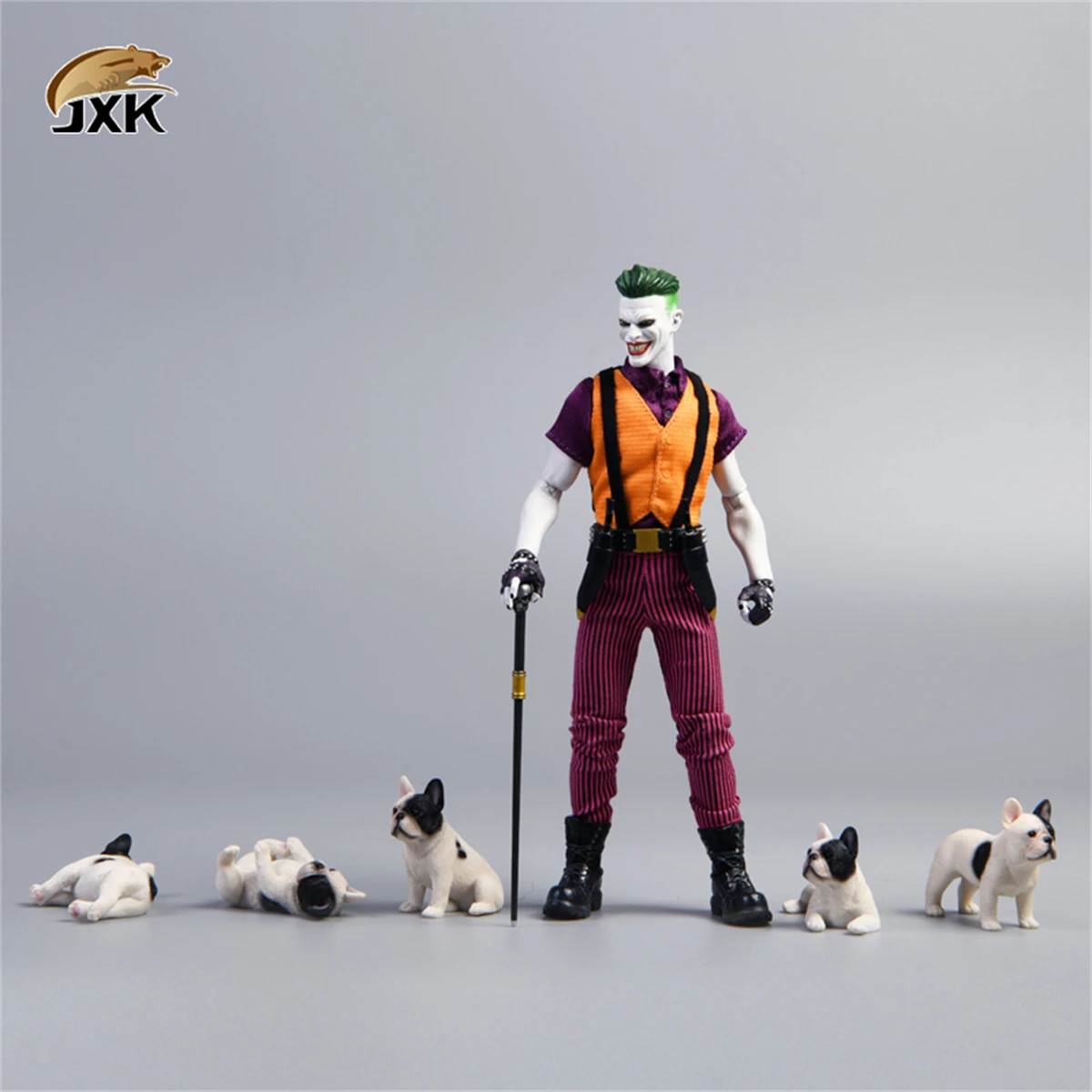Мини-фигурка французского бульдога JXK 1/12 5 шт./компл. игрушка ручной работы для
