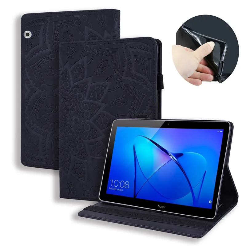 juste en relief pour huawei mediapad media pad étui rabat pour huawei mediapad media pad