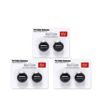 

Abeden 4 6 8 12Packs Pet Collar Batteries Compatible with PetSafe RFA-67 6 Volt Replacement Batteries