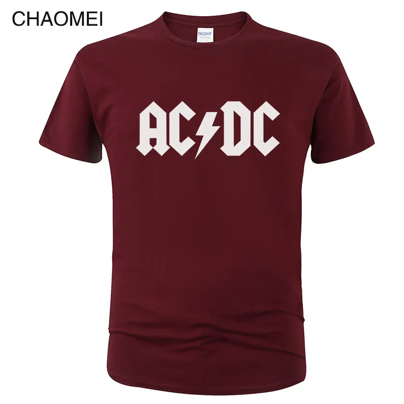 

2019 Camisetas AC DC Heavy metal rock band T Shirt Men acdc T-Shirts Print Casual Tshirt Hip Hop Short Sleeve cotton Top C106