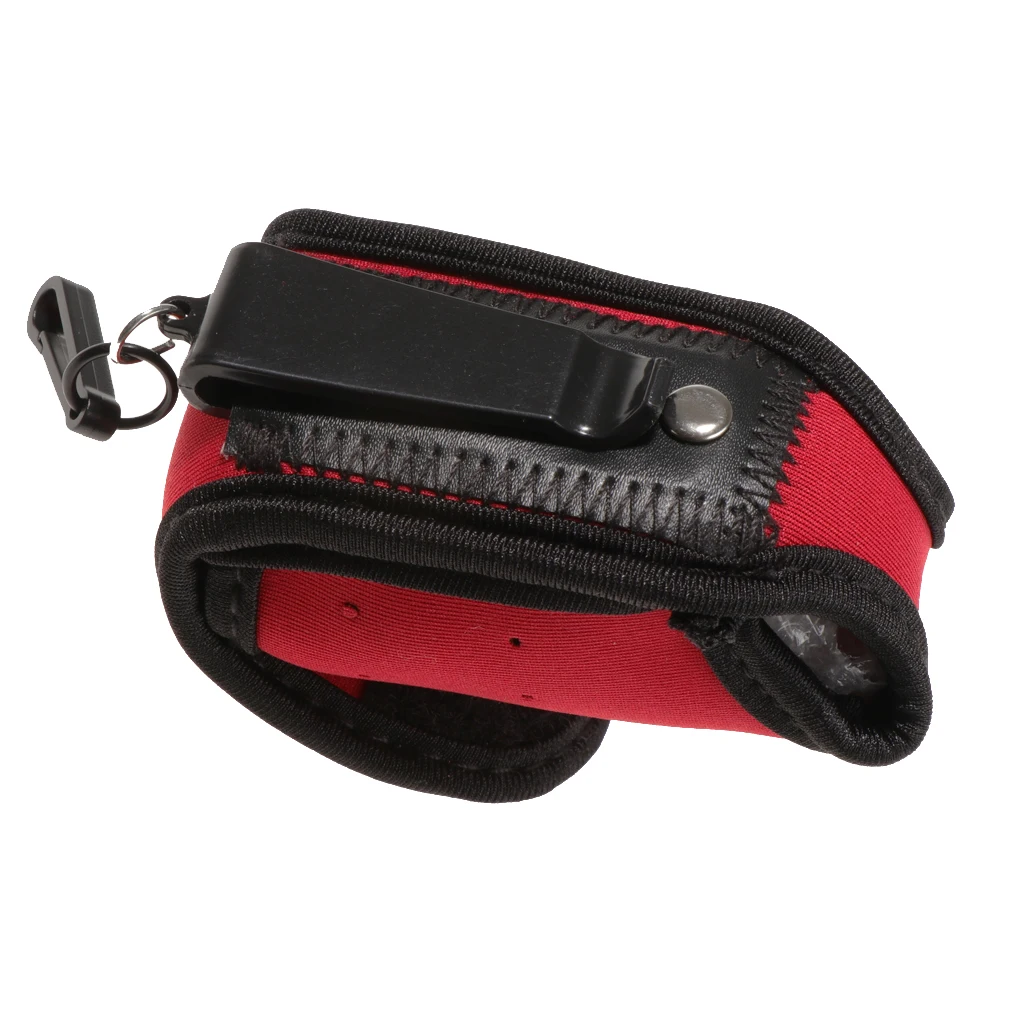 Mini Neoprene Golf Ball Bag Golf Tees Holder Pouch Carry Case & Belt Clip - Lightweight, Portable, Durable
