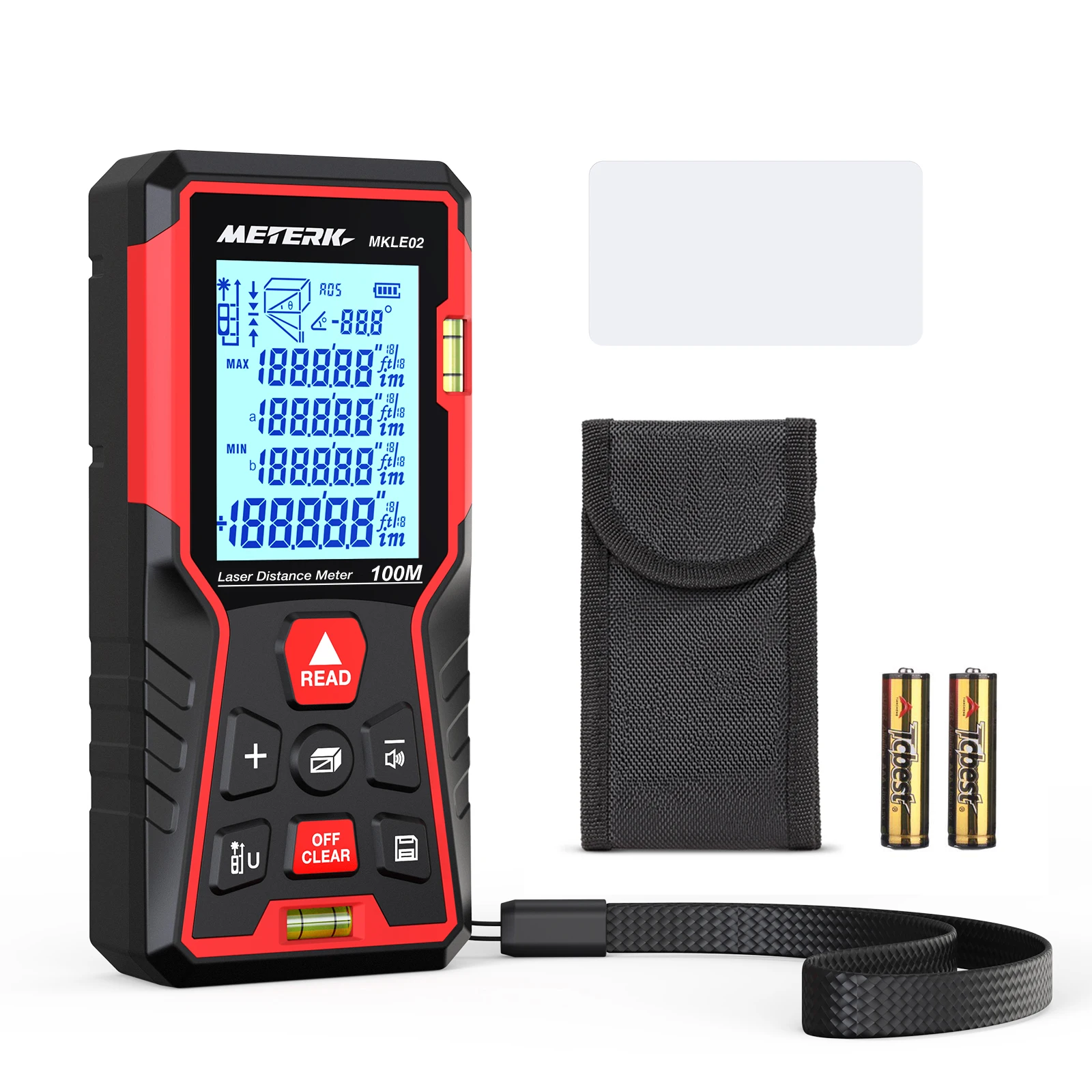 328FT Digital LCD Laser Distance Meter Range Finder Measure High accuracy 100M 328FT Digital LCD Laser Distance Meter Range Finder Measure High accuracy 100M