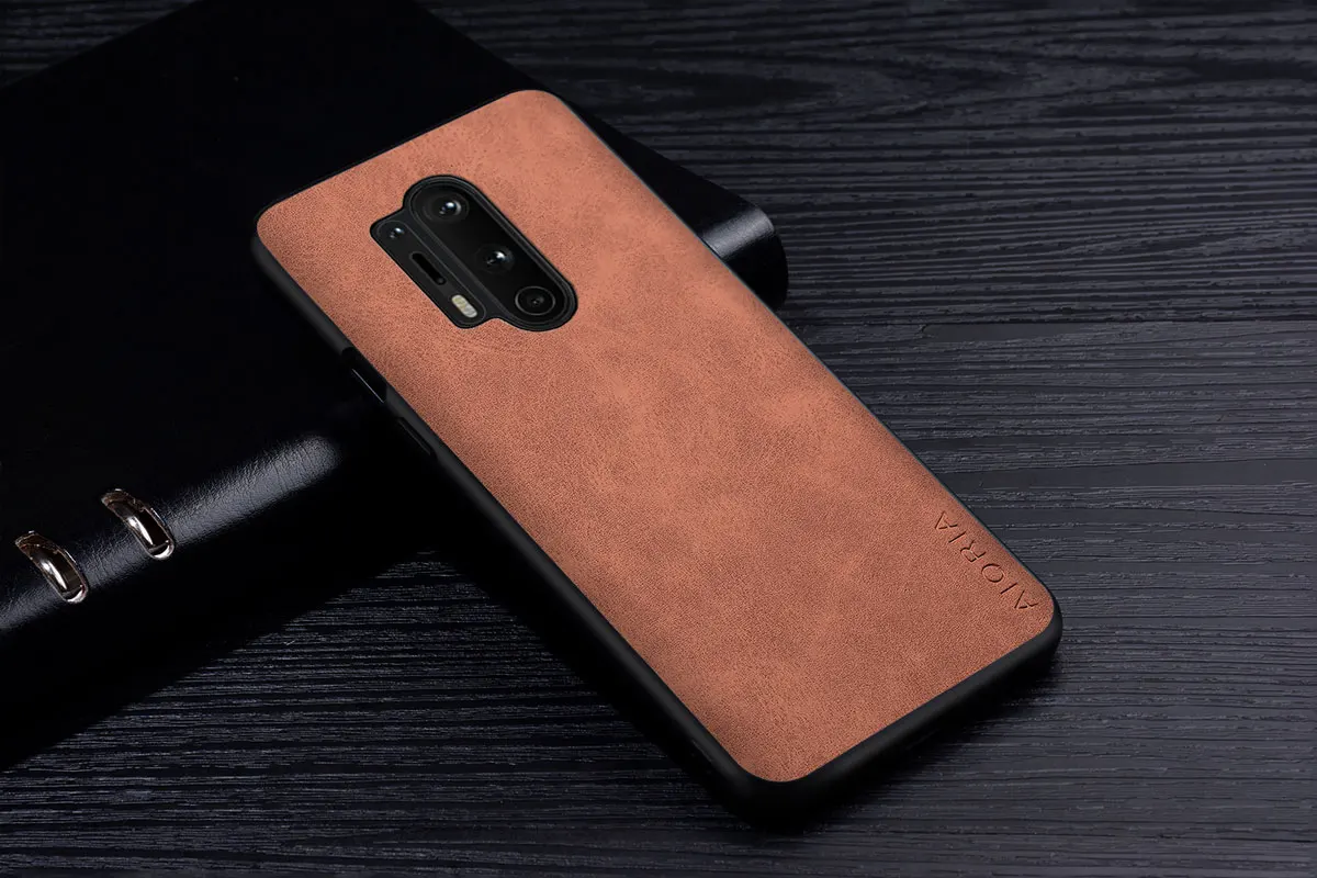 Premium PU Leathe Phone Case for Oneplus 8 8 Pro 8T Scratch-Resistant Solid Color Cover for Oneplus 8 Pro Case iphone waterproof bag