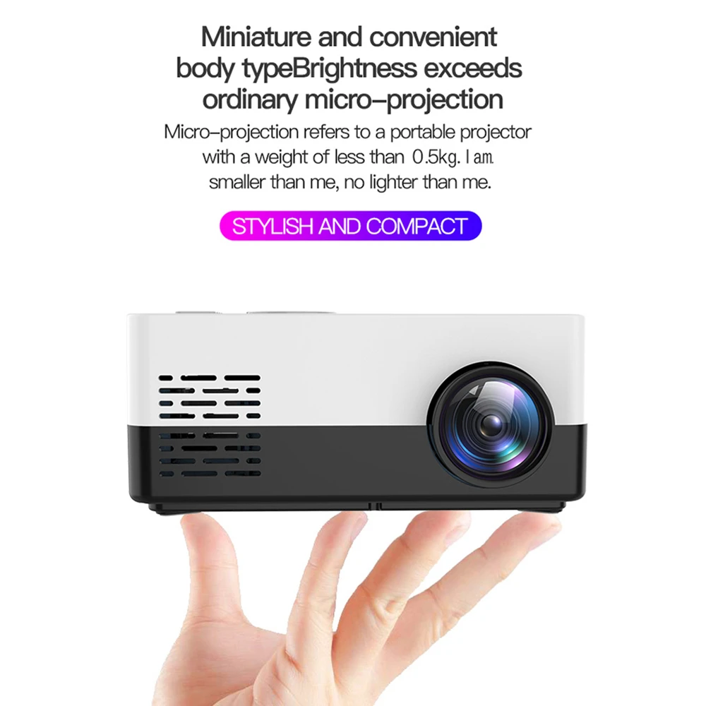 Светодиодный мини проектор LEJIADA J16 домашняя поддержка 1080P full HD HDMI USB аудио