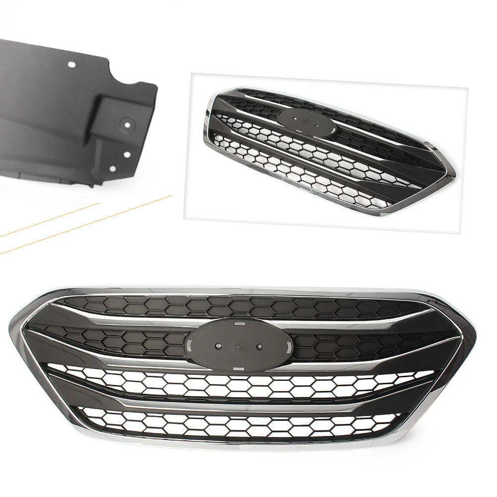 For Hyundai Tucson ix35 Car Front Grille Upper Radiator Hood Grill 2013