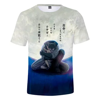

2019 popular Anime BEASTARS animals wolf rabbit 3d t shirt Kids Adults Cartoon long sleeve t-shirt harajuku tshirt top clothes