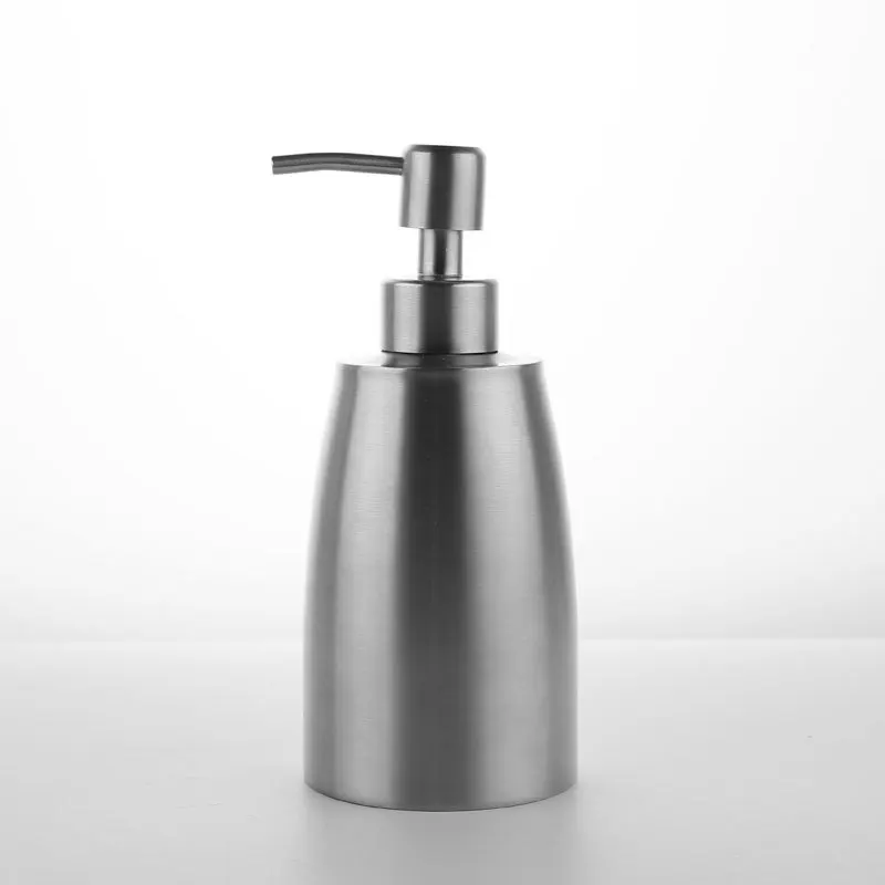 

Supply 304 Stainless Steel Soap Dispenser Multi-functional Bath Supplies Bath Lotion Liquid Storage Bottle Can Be Printed Logo