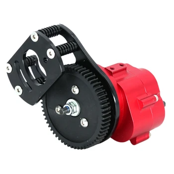 

Metal R3 Single Speed Transmission Gearbox with Motor Gear Mount for 1/10 RC Crawler Car RC4WD D90 II D110 Gelande 2
