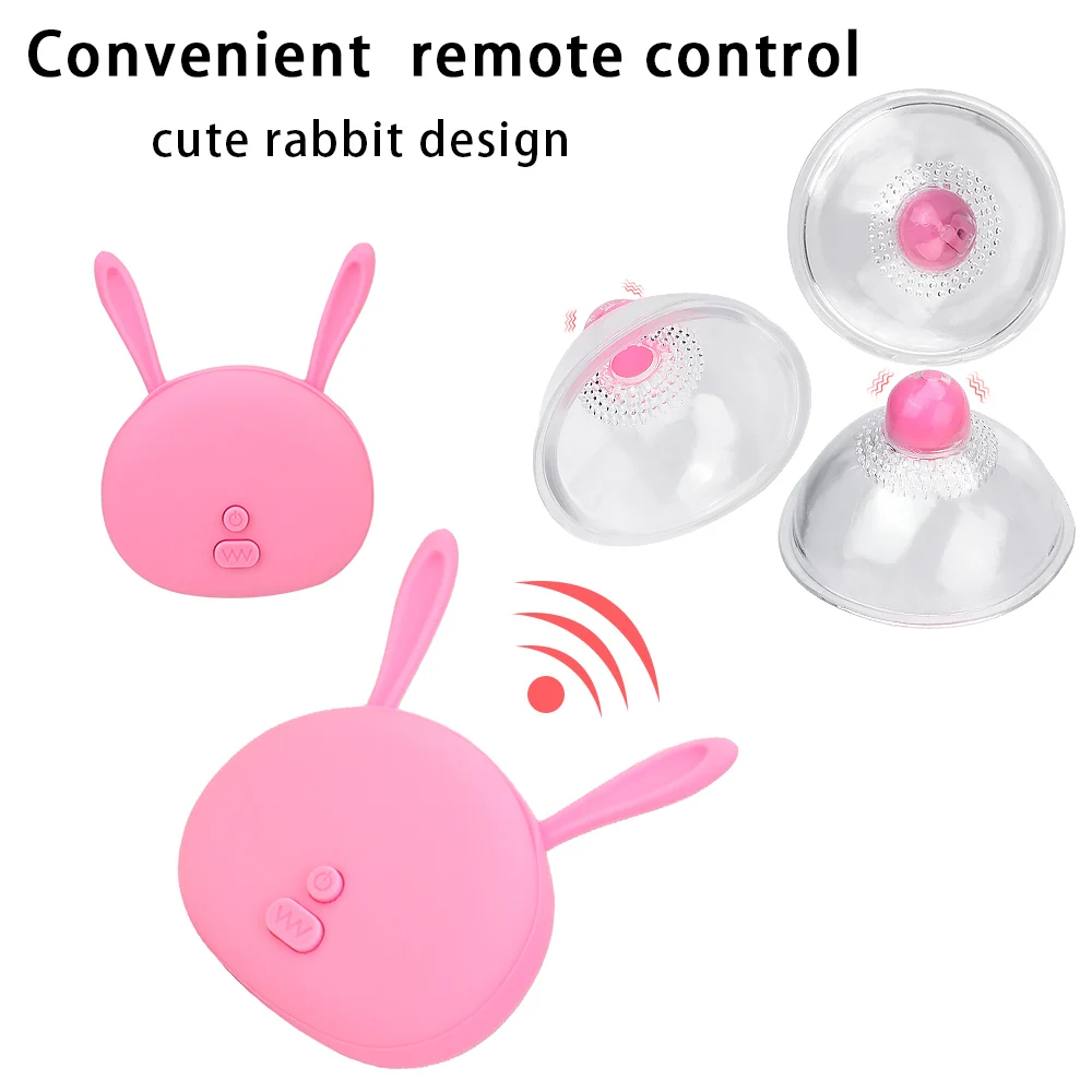 speeds Sucking 10 Breast Pump Breast Enlarge Massager Wireless Remote Control Nipple Vibrator Clit Stimula_voghion.com