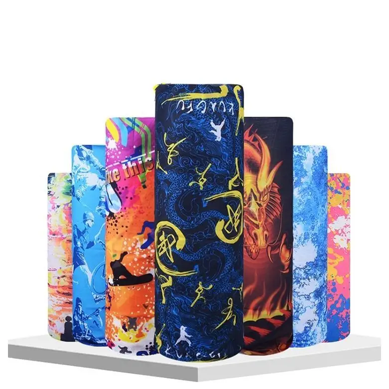 Outdoor Scarf Sun Protection Camping Riding Bandana Scarves Neck Head Bandanas Flower Elegant Print Men shemagh |