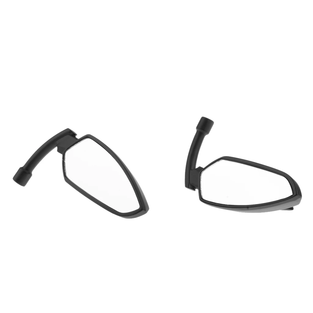 Black Motorcycle Adjustable Rear View Mirrors for Harley X48 XL883 1200  125 x 50 mm