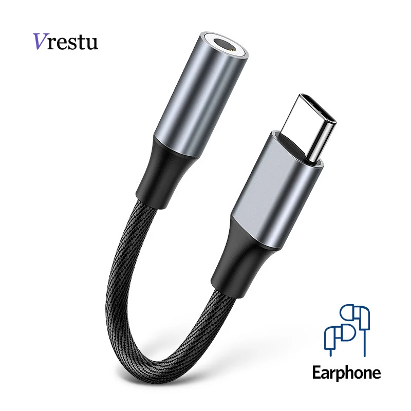 

USB Type C to 3.5mm Headphone Jack Aux Audio Cable Adapter for Xiaomi Mi 10 9 Oneplus 8 Samsung Note 20 S20 Tipo C USB C Adapter
