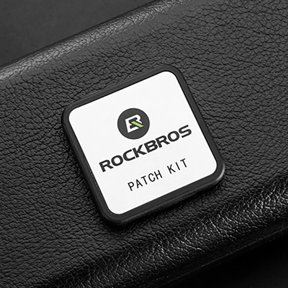 Фото Инструмент для ремонта шин ROCKBROS без клея, легко носить с собой, аксессуары для езды на велосипеде, патч для шин, контейнер для ремонта камеры №2