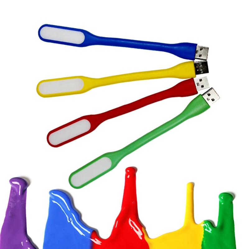 

USB LED Night Light 5V Mini desk lamp notebook reading light PC red yellow green blue