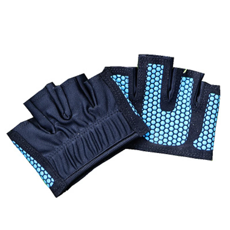 1Pair Anti-skid Gym Gloves Breathable Body Building Exercise Training Sports Fitness Gloves Men&Female Crossfit Exercise Sports (26)