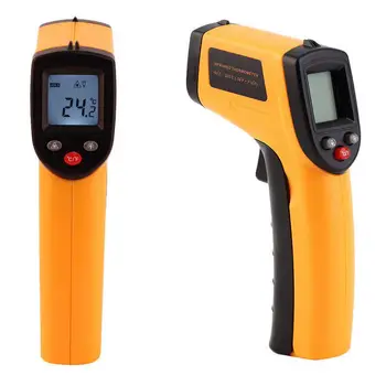 

Portable Temperature Analysis Test Digital LCD Non-Contact IR Infrared Thermometer Laser Temperature Measurement Instruments