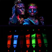 25 мл светящийся пигмент DIY лицо и тело живопись для вечерние Клубные, чтобы создать флуоресцентный супер яркий ручной работы искусство