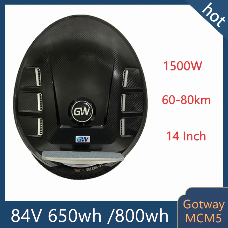 Begode Gotway MCM5 1500 Вт самобалансирующийся электрический скутер с мотором 14 дюймов 84 в