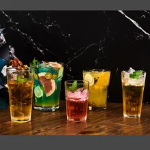 Ins ресторан, фруктовый чай, холодные напитки, чашка 800 мл, супер стеклянная чашка, пивной стакан, индивидуальный прозрачный стержень, индивидуальное стекло для вина