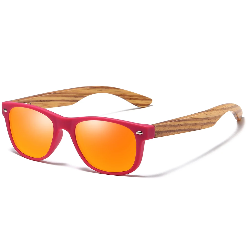 GM новые гибкие детские солнцезащитные очки, поляризованные очки для мальчиков и девочек, деревянные солнцезащитные очки, UV400, детские очки