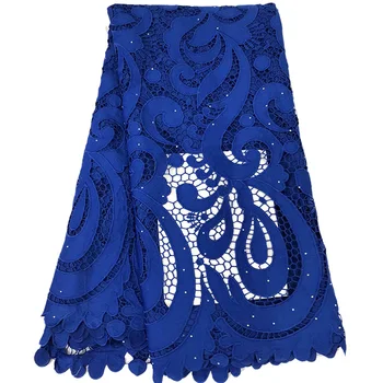 

Top selling Knitted pure color with stones cord lace fabric,ARW11 Cheap price Fast delivery Water Soluble Chemical Lace Fabric