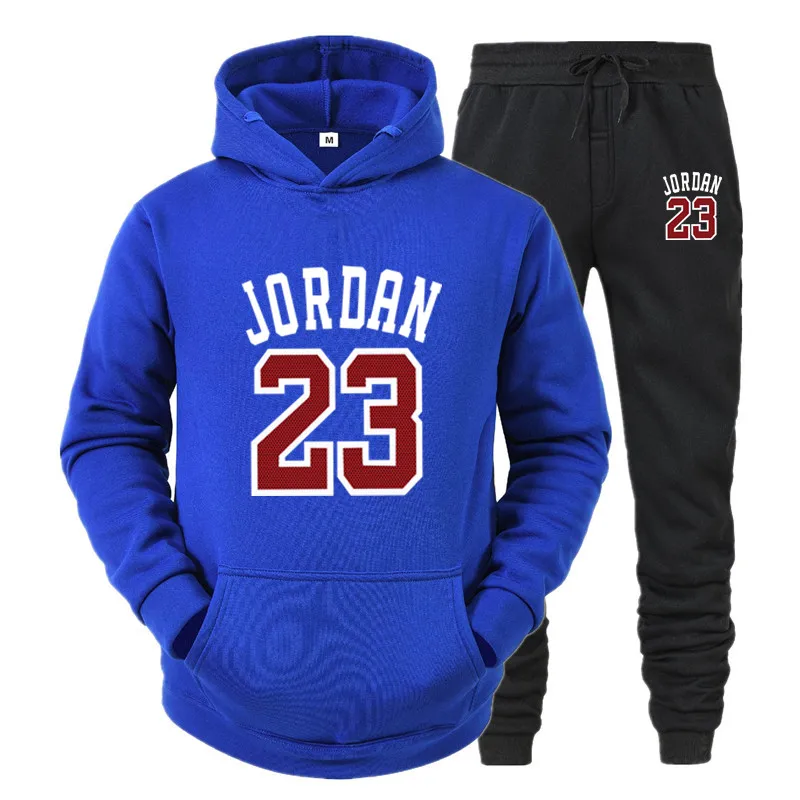 

2 Pieces Sets Brand Tracksuit Men Hooded Sweatshirt+pants Pullover Hoodie Sportwear Suit Hip-Hop Casual Men Clothes