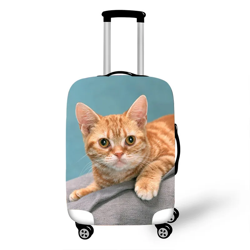 Kawaii Cat чемодан защитный чехол водонепроницаемый плотный эластичный женский чемодан чехол Apply18-32 Inche аксессуары для путешествий - Цвет: 10