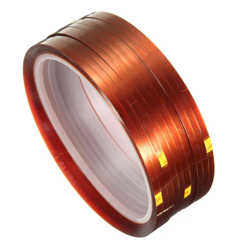 

10 rolls 33mx3mm Heat Resistant Heat Temperature Adhesive Tape Sublimation Mug Tape,Brown color