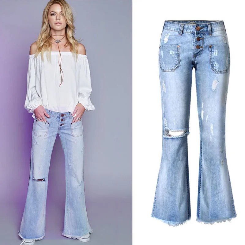 Winter Irregular High Waist Denim Female Flare Jeans For Women Plus Size Bell Bottom Fat Mom Jeans Wide Leg Skinny Jeans Woman Winter Irregular High Waist Denim Female Flare Jeans For Women Plus Size Bell Bottom Fat Mom Jeans Wide Leg Skinny Jeans Woman