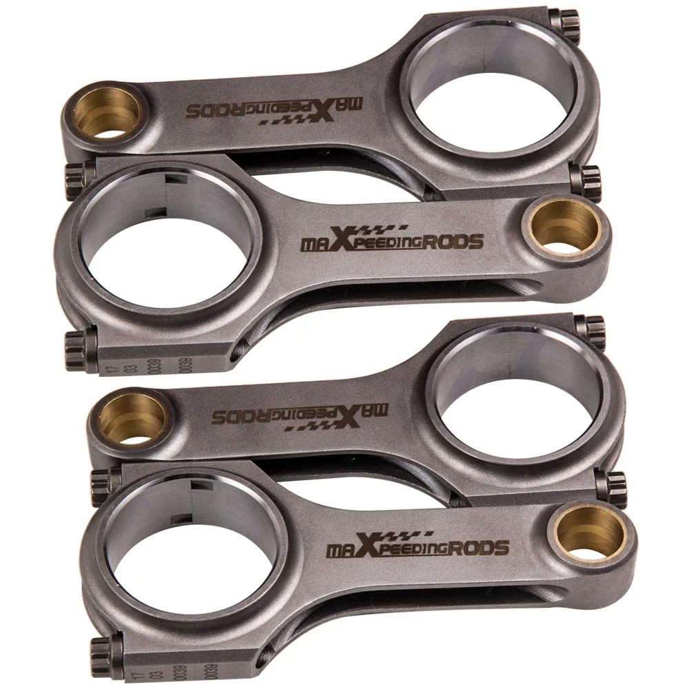 

131mm Connecting Rods For Renault R5 Turbo 11 Conrods Connect Rod 800HP ARP 2000 Bolts Piston Pin Bielle Forged 4340 Return
