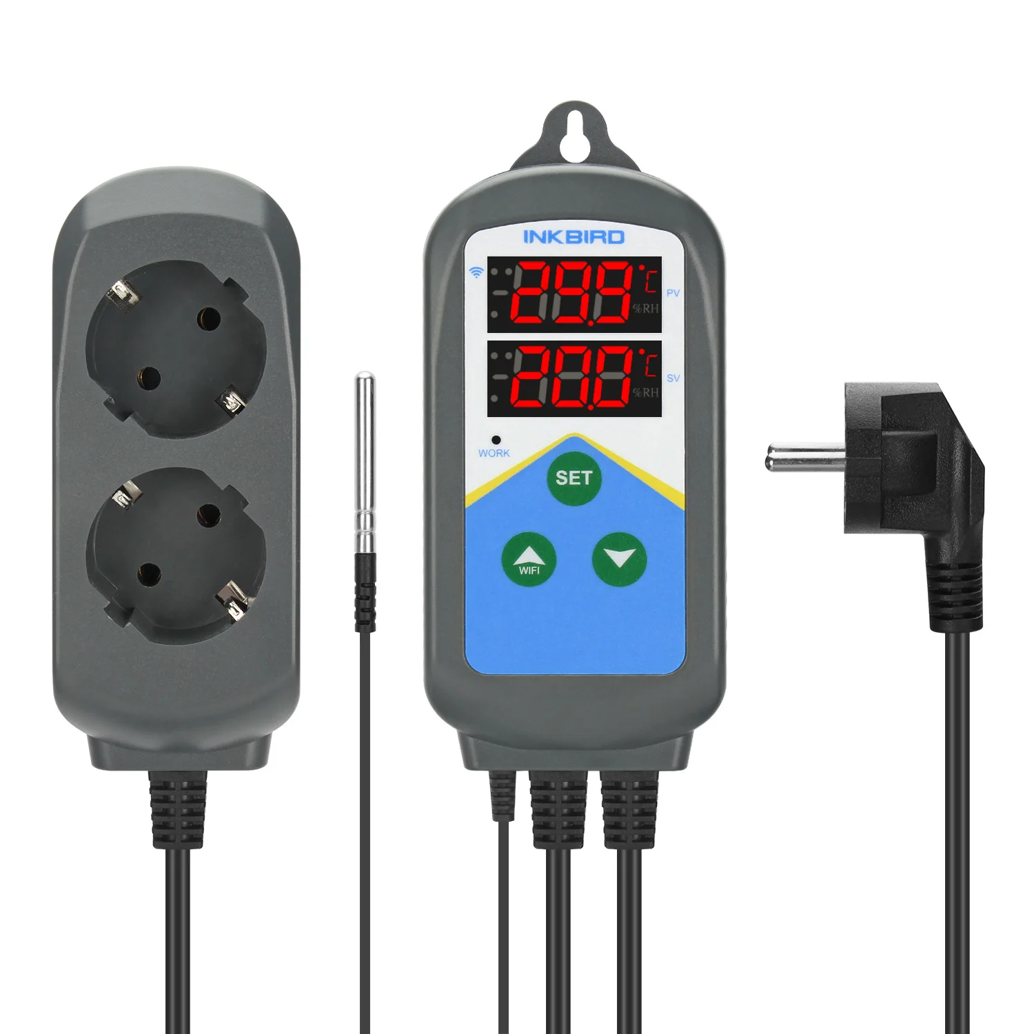 Inkbird ITC-306T-WIFI проданный удачно Смарт Температура контроллер 24 часов жизненного