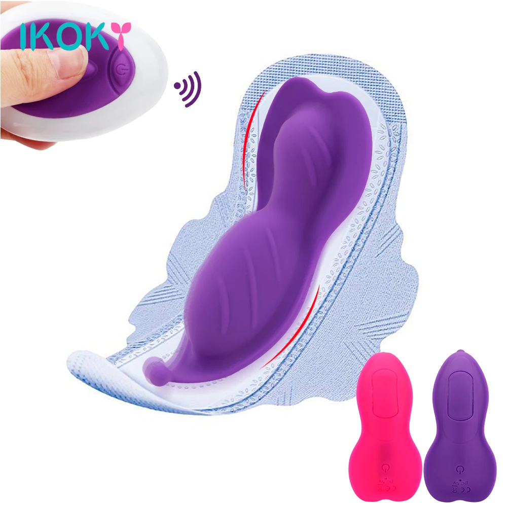 IKOKY 10 Частота носимых бабочка вибратор G-Spot клиторальный стимулятор Невидимый