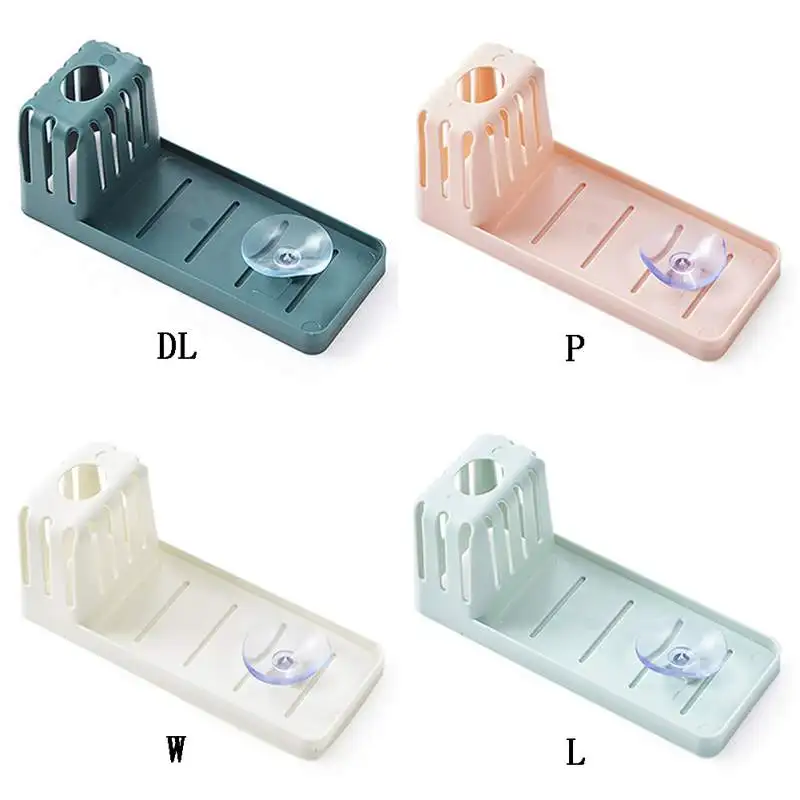Кухонная присоска для Хранения Подвесной сливной раковины полка мыло губка сушилка держатель кухонный стеллаж инструменты